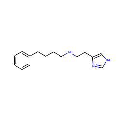 c1ccc(CCCCNCCc2c[nH]cn2)cc1 ZINC000038675873