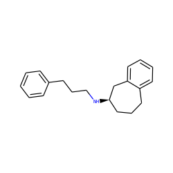 c1ccc(CCCN[C@@H]2CCCc3ccccc3C2)cc1 ZINC000013822226