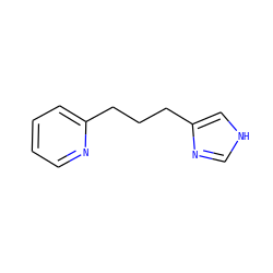 c1ccc(CCCc2c[nH]cn2)nc1 ZINC000013560687