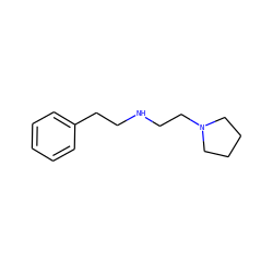 c1ccc(CCNCCN2CCCC2)cc1 ZINC000022937036