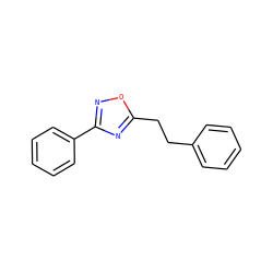 c1ccc(CCc2nc(-c3ccccc3)no2)cc1 ZINC000000467225