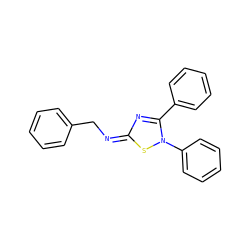 c1ccc(CN=c2nc(-c3ccccc3)n(-c3ccccc3)s2)cc1 ZINC000334156952