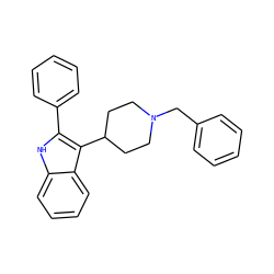 c1ccc(CN2CCC(c3c(-c4ccccc4)[nH]c4ccccc34)CC2)cc1 ZINC000001489879