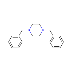 c1ccc(CN2CCN(Cc3ccccc3)CC2)cc1 ZINC000019301168