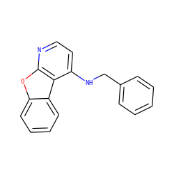c1ccc(CNc2ccnc3oc4ccccc4c23)cc1 ZINC000064540217