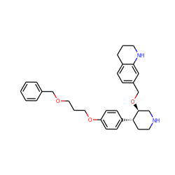 c1ccc(COCCCOc2ccc([C@H]3CCNC[C@@H]3OCc3ccc4c(c3)NCCC4)cc2)cc1 ZINC000029210607