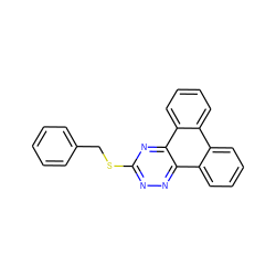 c1ccc(CSc2nnc3c4ccccc4c4ccccc4c3n2)cc1 ZINC000001573829