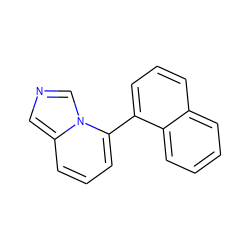 c1ccc2c(-c3cccc4cncn34)cccc2c1 ZINC000003820520