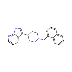 c1ccc2c(CN3CCC(c4c[nH]c5ncccc45)CC3)cccc2c1 ZINC000036221500