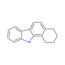 c1ccc2c(c1)[nH]c1c3c(ccc12)CCCC3 ZINC000035882312