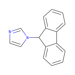 c1ccc2c(c1)-c1ccccc1C2n1ccnc1 ZINC000004645069