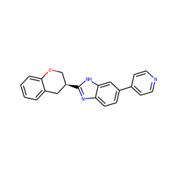 c1ccc2c(c1)C[C@H](c1nc3ccc(-c4ccncc4)cc3[nH]1)CO2 ZINC000040845199