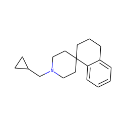 c1ccc2c(c1)CCCC21CCN(CC2CC2)CC1 ZINC000013455499