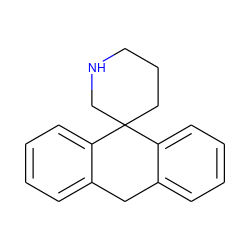c1ccc2c(c1)Cc1ccccc1C21CCCNC1 ZINC000026384564