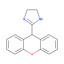 c1ccc2c(c1)Oc1ccccc1C2C1=NCCN1 ZINC000013805952