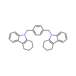 c1ccc2c(c1)c1c(n2Cc2ccc(Cn3c4c(c5ccccc53)CCCC4)cc2)CCCC1 ZINC000095586628