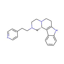 c1ccc2c3c([nH]c2c1)CCN1CCN(CCc2ccncc2)C[C@@H]31 ZINC000022860037