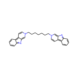 c1ccc2c3ccn(CCCCCCCn4ccc5c6ccccc6nc-5c4)cc-3nc2c1 ZINC000377820936