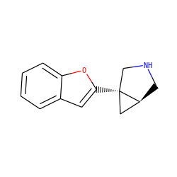 c1ccc2oc([C@]34CNC[C@H]3C4)cc2c1 ZINC000040980546