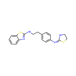 c1ccc2sc(NCCc3ccc(/N=C4\NCCS4)cc3)nc2c1 ZINC000049419316