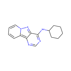 c1ccn2nc3c(NC4CCCCC4)ncnc3c2c1 ZINC000653738062