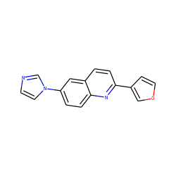 c1cn(-c2ccc3nc(-c4ccoc4)ccc3c2)cn1 ZINC000117470194