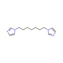 c1cn(CCCCCCCn2ccnc2)cn1 ZINC000034416765