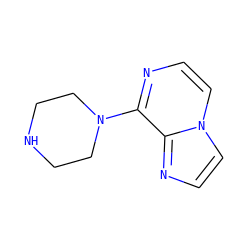 c1cn2ccnc2c(N2CCNCC2)n1 ZINC000005117657