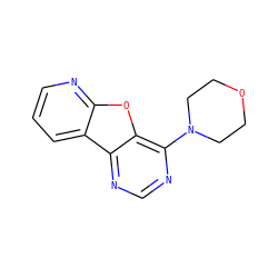 c1cnc2oc3c(N4CCOCC4)ncnc3c2c1 ZINC000028707068