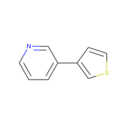 c1cncc(-c2ccsc2)c1 ZINC000013607083